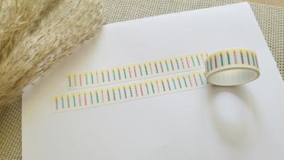 Washi Tape Kerzen
